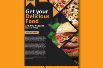 design food flyer and restaurant flyer