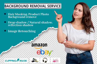 photo background removal or clipping path, photo retouching