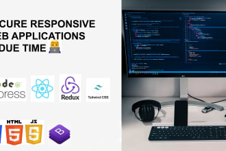 build responsive secure web application in nodejs