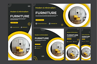 create premium quality web banner designs for you