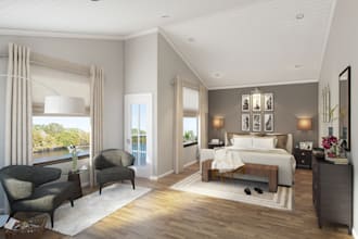 create realistic 3d interior and exterior design with photorealistic rendering