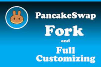 fork pancakeswap, uniswap and  sushiswap on several chains