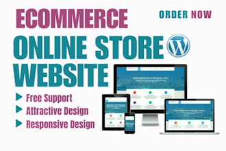 build ecommerce online store website or ecommerce website
