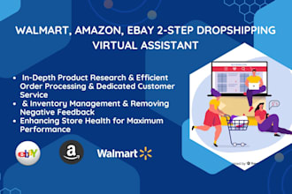 manage your dropshipping store from amazon to amazon and walmart
