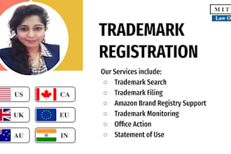 offer expert trademark registration, maintenance, and support services