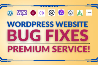 fix any wordpress bugs