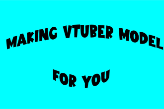 make vtuber anime model for youtube and twitch streaming