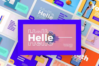 design premium powerpoint presentation, keynote or google slides
