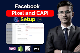 setup facebook conversion API fb pixel with GTM for shopify, wix, wordpress