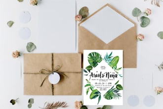 create a personalized invitation card for any occasion