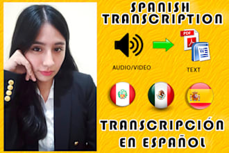 transcribe any spanish audio or video to text