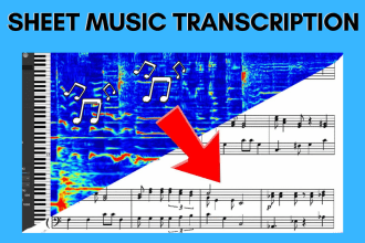 quickly transcribe and create the sheet music of any song