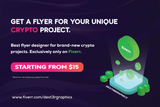create flyers for your crypto project socials