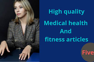 write superb health and medical articles for your blogs