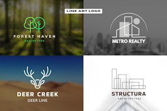 create a flat minimal line art text, typography, or signature logo design