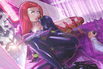 comic book art and illustration