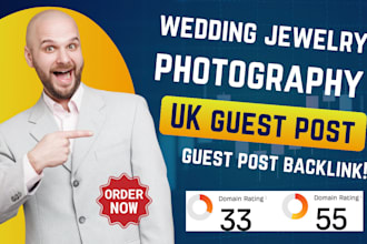 publish wedding jewelry photography article to provide UK guest post backlink