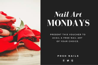 design gift cards,coupons,flyers,vouchers and social media event headers