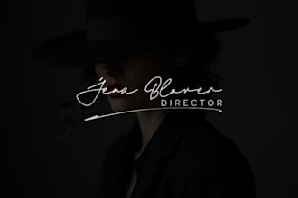 luxury handwritten elegant signature logo, designed as your personal brand