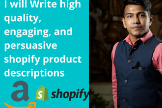 write engaging and SEO friendly shopify product description