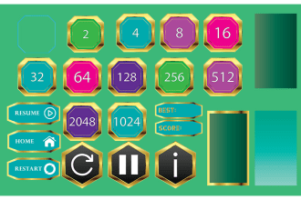 design creative game UI for mobile and desktop