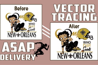breathe new life into your raster image with vector  tracing, vector conversion