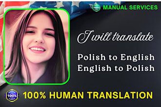 translate from polish to english or english to polish translation