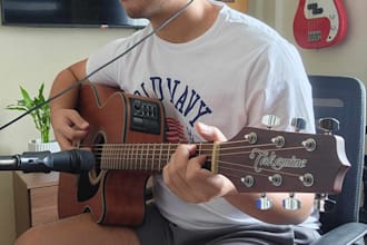 record your acoustic guitar track