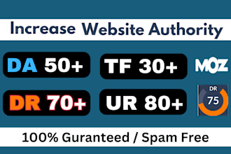 increase ahrefs domain rating dr 70 using seo backlinks