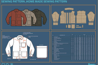 make clothes patterns and grading by gerber software