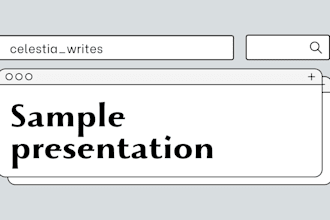 make you a presentation