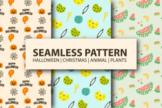 create custom vector seamless patterns