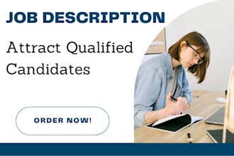 write an official job description