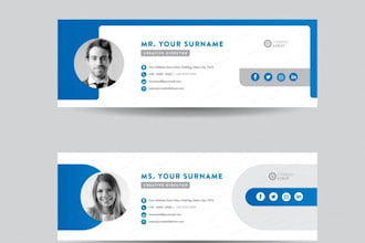 design professional clickable email signature