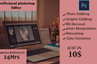 professional quality photoshop editing