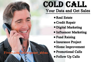do cold calling for appointment setting and sales