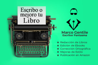 write and correct books in spanish and your first consultation is free