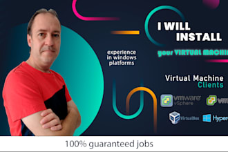 install and configure your virtual machines, vmware, virtual box, hyperv