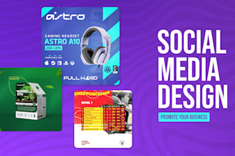 design creative social media images for your business