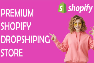 create shopify dropshiping store,shopify website