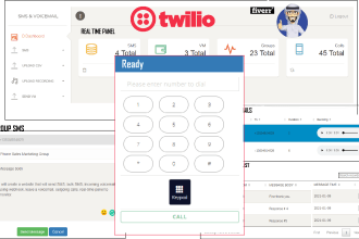 create twilio SMS, voice call, studio IVR, and autoresponder