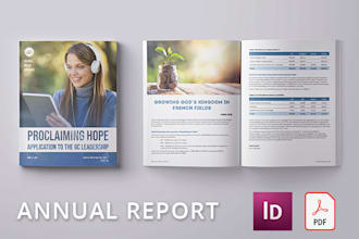 design lovely annual company report