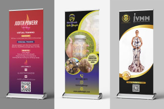 design roll up banner, retractable banner and pull up or signage design