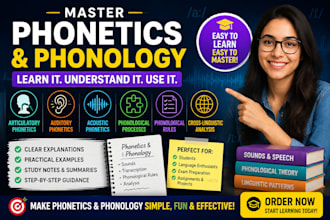 help you in phonetics and phonology