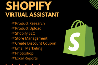 be your pro shopify virtual assistant