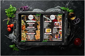design restaurant menu design, catering menu, food menu