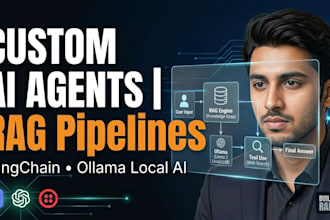 custom ai agents and rag pipelines