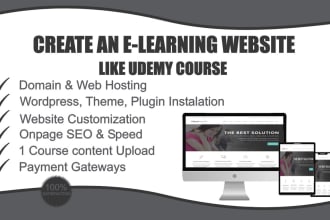 create lms website with elearning, learndash, learnpress, tutor lms