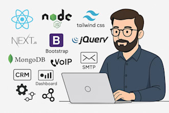 do crm , mail system, voip development