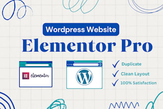 migrate your website on wordpress with elementor pro